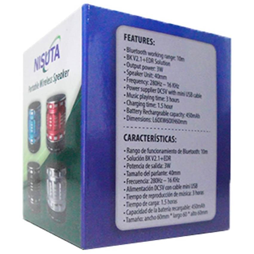 Parlante Nisuta Ns-Pa32b Negro